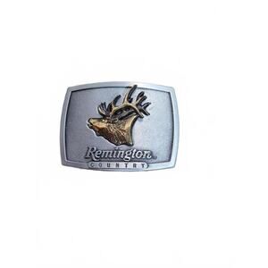 Remington Country Bugling Elk Belt Buckle